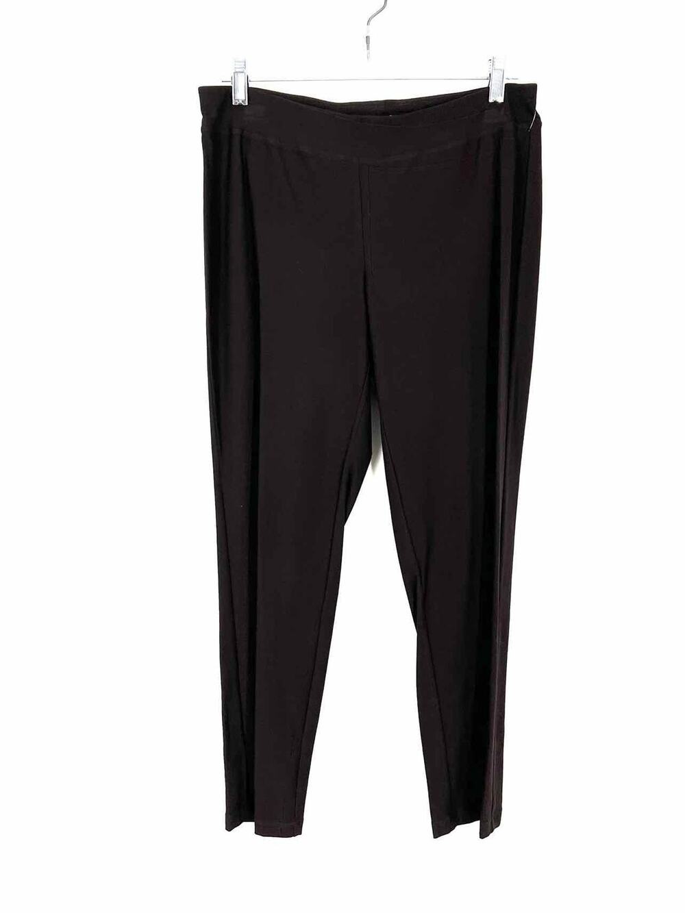 Eileen Fisher Size S Chocolate Solid Stretch Designer Pants